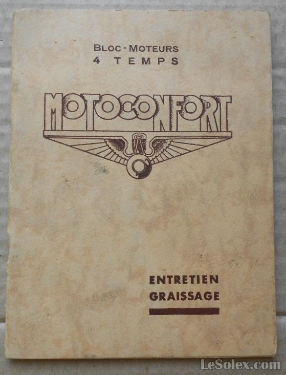 Notice entretien motobecane moto ancienne 4 temps 125 