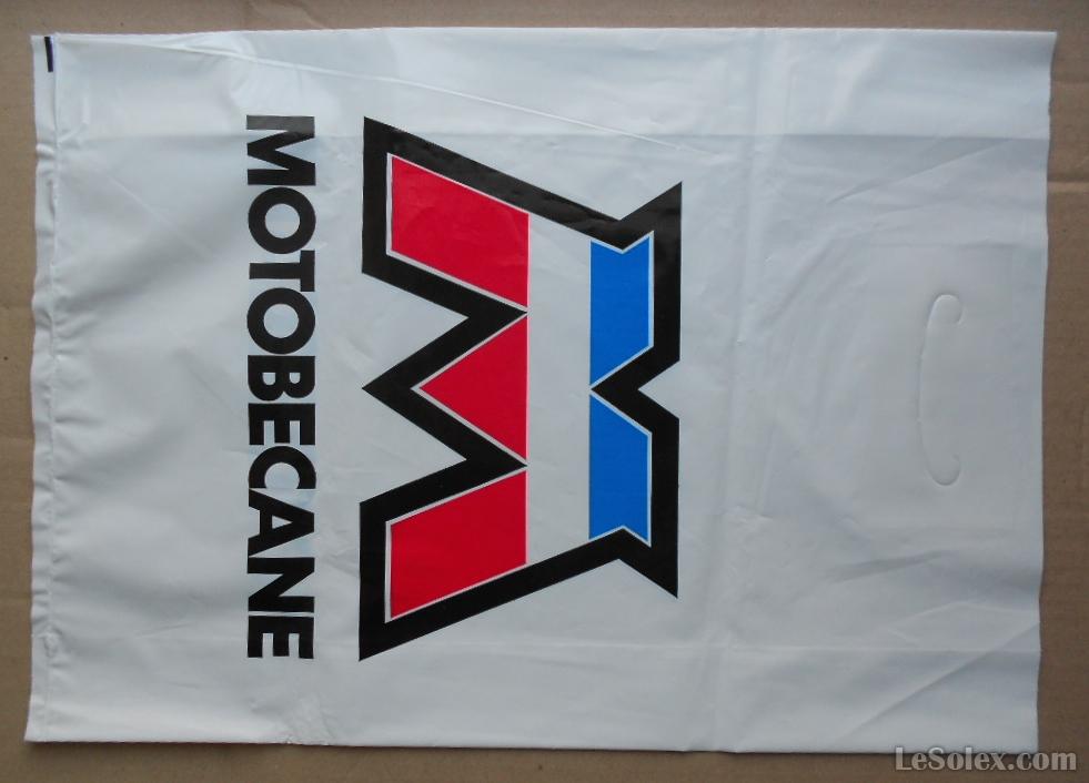Publicit&eacute; motobecane sac plastique  neuf