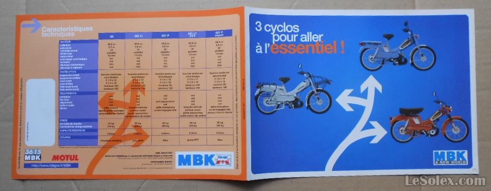 Pub motobecane 88 89 881 MBK