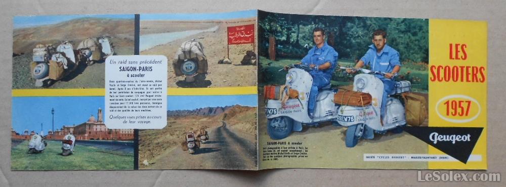 Pub peugeot scooter S57 1957