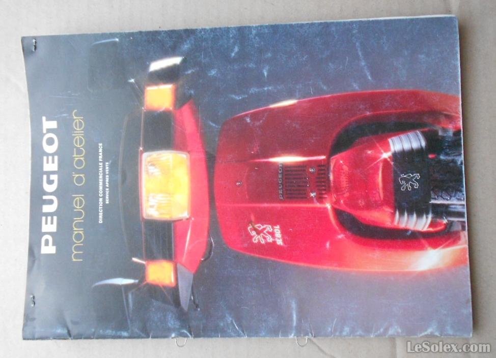 Manuel atelier peugeot ST50L scooter