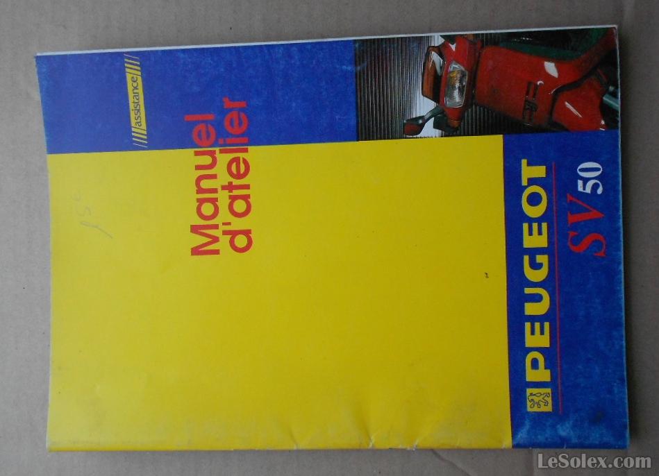 Manuel atelier peugeot SV50 scooter