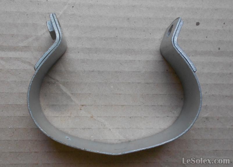 collier echappement ovale écrou M8 soudé