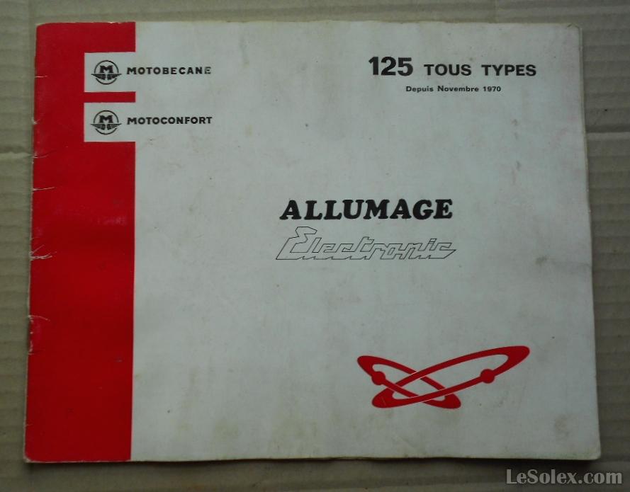 manuel de reparation allumage de 125LT motobecane