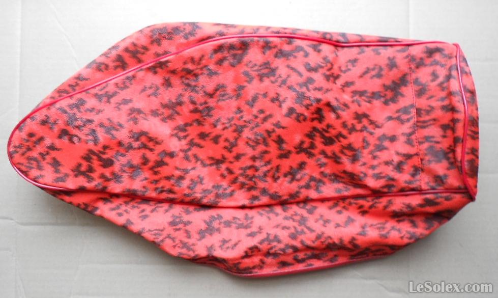 Housse selle biplace rouge 88 89