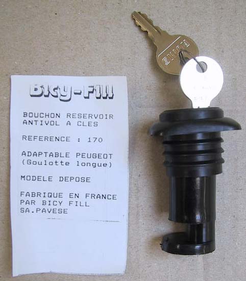 bouchon peugeot &agrave; cl&eacute;