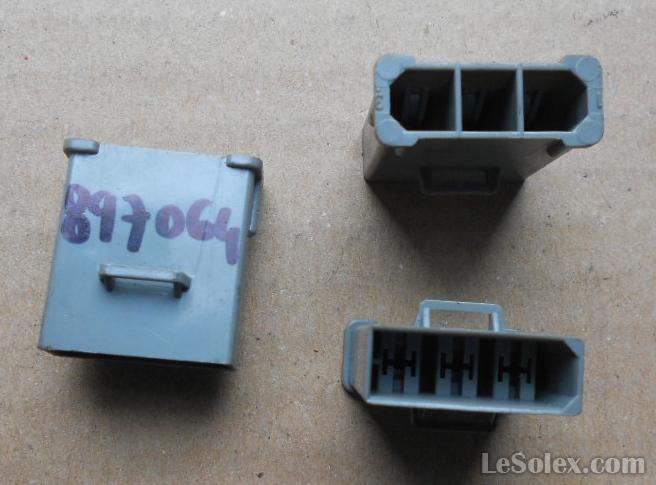 Connecteur 3 fils faisceau peugeot