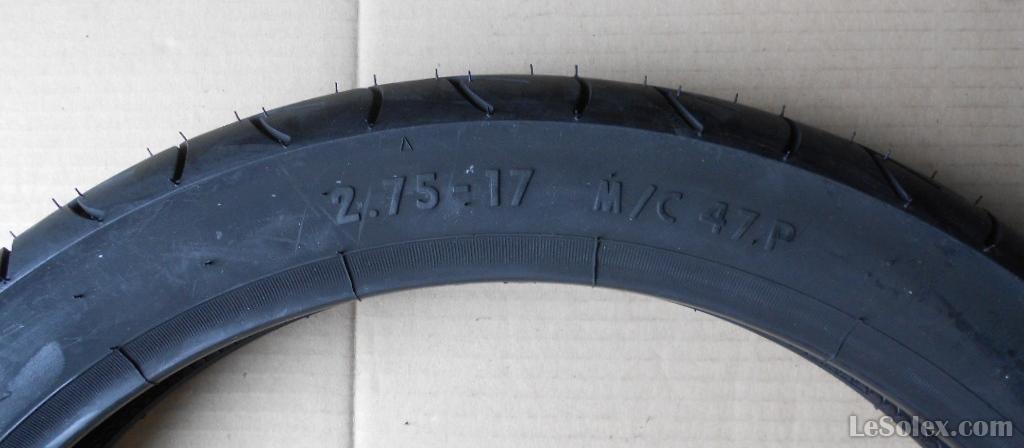 Pneu continental 2 3/4-17 contigo