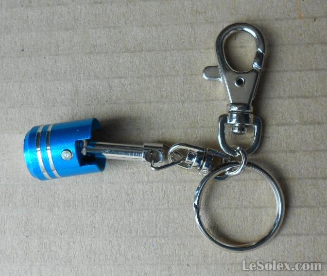 porte clé piston