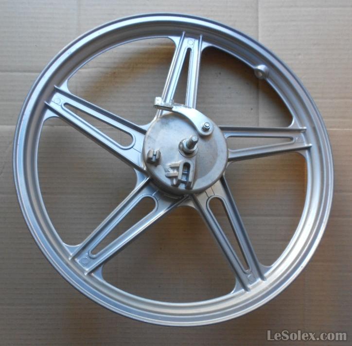 Roue avant à batons peugeot 103 vogue MVL voilée