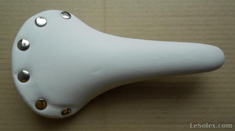 selle vélo vintage rivets apparents