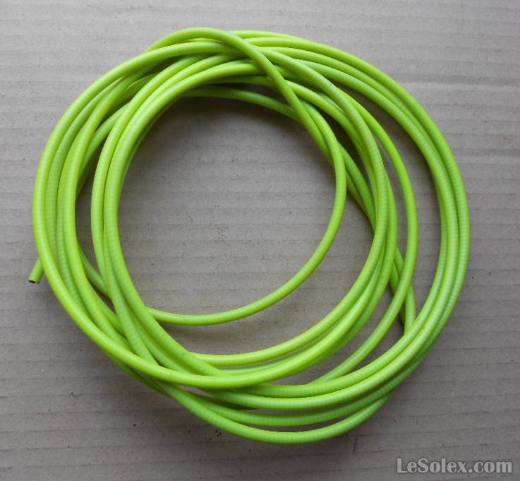 Gaine de frein jaune fluo vélo