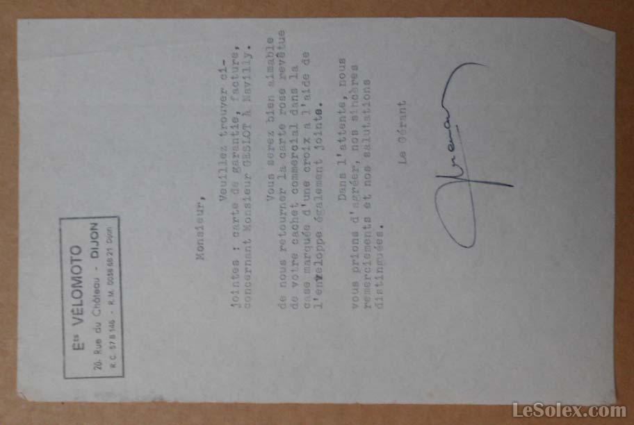 lettre velomoto dijon