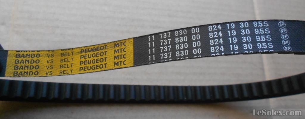 Courroie bando peugeot 11 737 830 