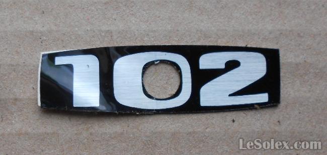 Autocollant peugeot 102 grille avertisseur