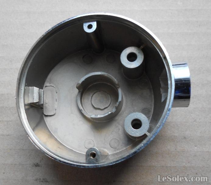 cuve de Clignotant novi chrom&eacute; trou carr&eacute;