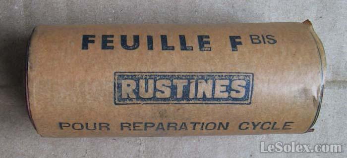 Rouleau feuille à rustine