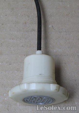 Bouchon de réservoir à vis Motobécane blanc