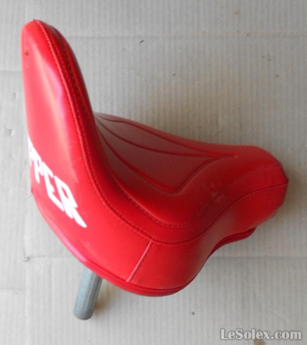 selle chopper rouge occasion