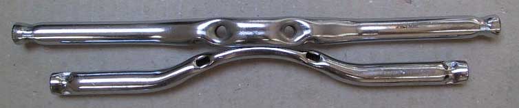 barre chromee de clignotant novi 28.5 cm