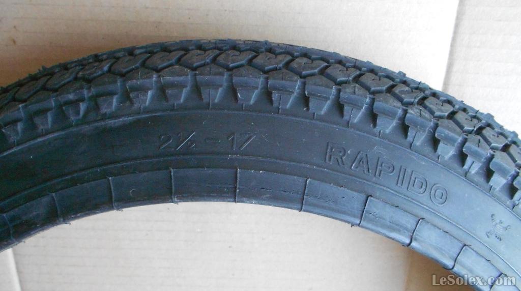 Pneu michelin rapido 2 1/2-17