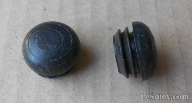 Bouchon pour tube plastique noir 23.2 mm