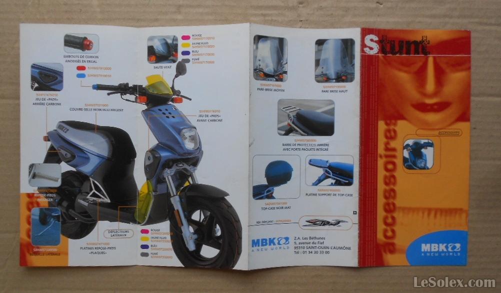 Pub accessoire stunt scooter mbk