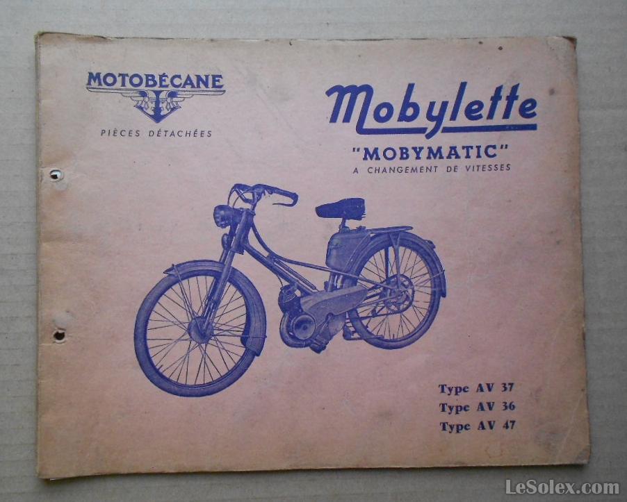 Catalogue pieces détachées motobecane av 37