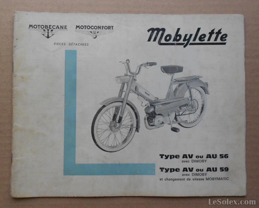 Catalogue pieces détachées motobecane av56