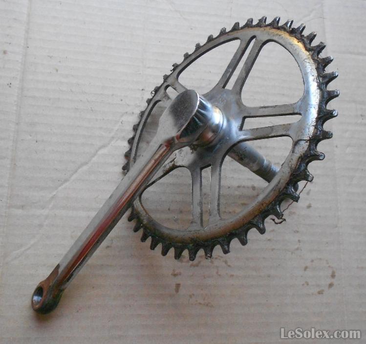Pedalier velo ancien motobecane  occasion  à reparer