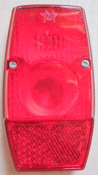 cabochon feu rouge motobecane &agrave; 2 ampoules