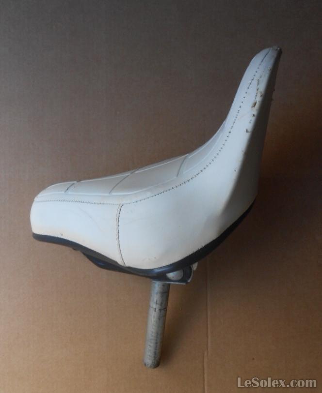 Selle chopper blanc occasion