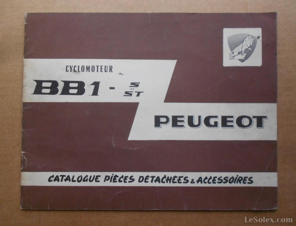 Catalogue pieces detachées peugeot BB