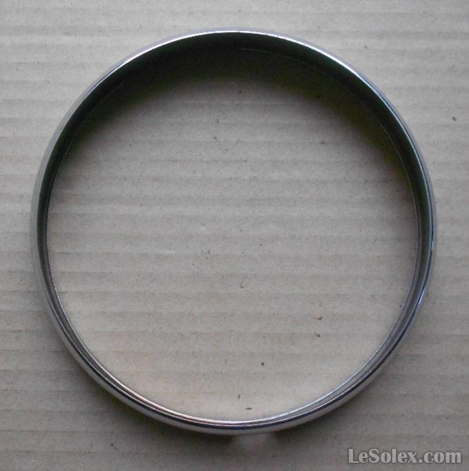 Porte de phare chrom&eacute;e 150 mm