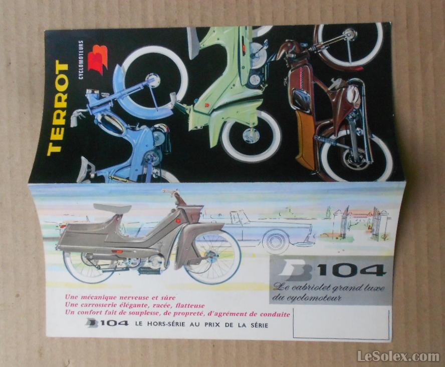 Pub terrot peugeot BB BB 104 BB sport