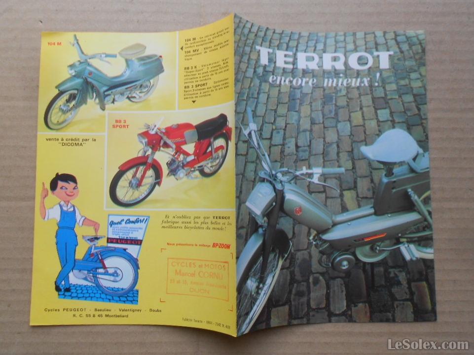 Pub terrot peugeot bb bb104 bb3 1966
