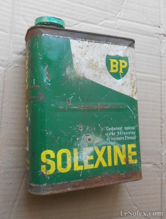bidon ancien solexine BP plein capsulé