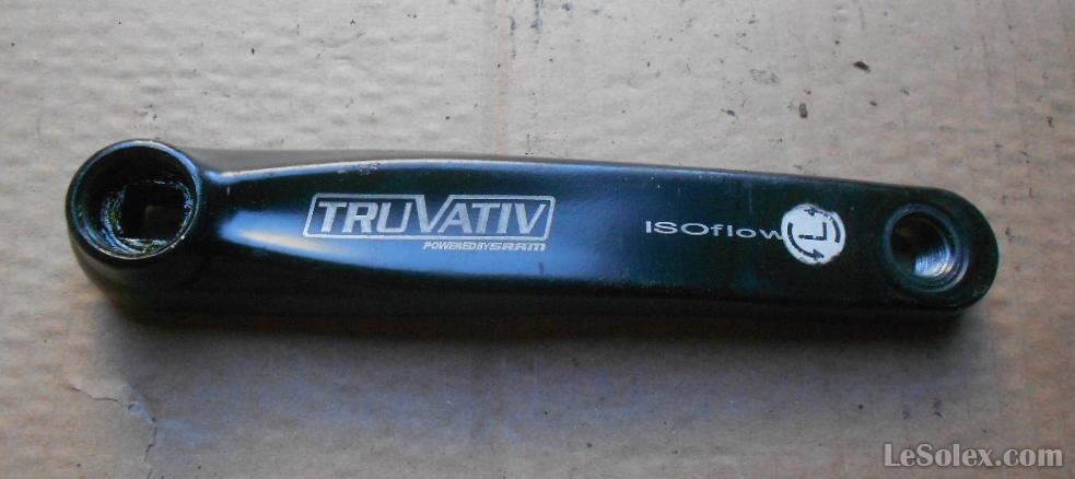 manivelle gauche de Pedalier vélo truvativ occasion