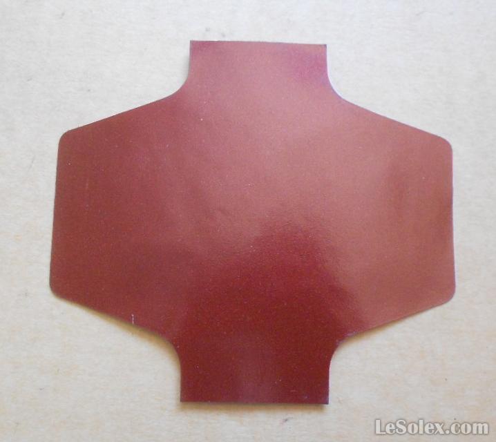 Autocollant rouge bordeaux metalis&eacute;