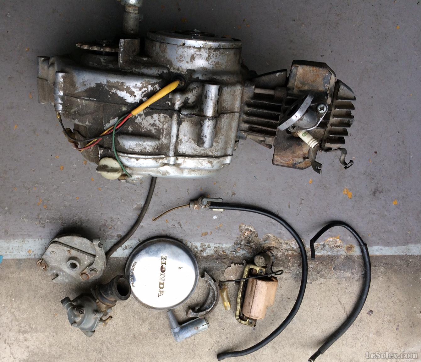 moteur honda amigo + piece