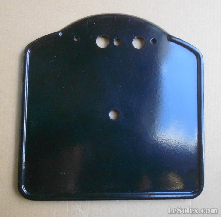 Plaque immatriculation moto ancienne avec trou