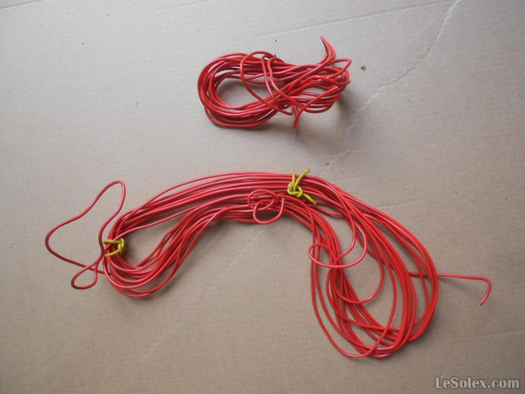 fil electrique souple rouge 7/10