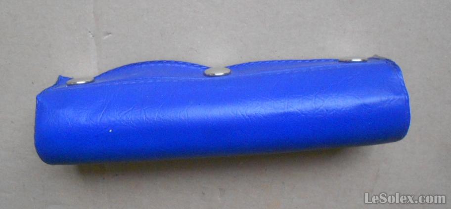 Mousse guidon BMX bleu velo ancien