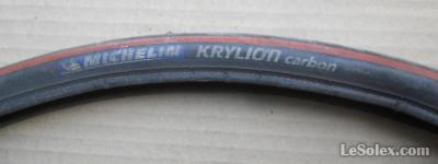 Pneu route velo 700 x23C michelin krylion occasion