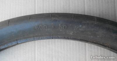Pneu 600x50B wolber occasion