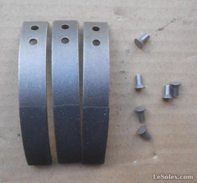 Patins de frein PS300 45mm (paire) pour jante ACIER