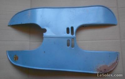 Tablier pare jambe bleu