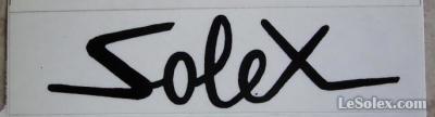autocollant solex noir