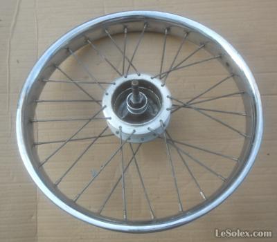 NOS ancien axe de roue velo cyclomoteur solex 9,5 mm vintage