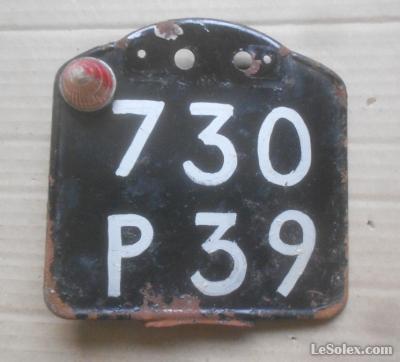 plaque immatriculation maly occasion